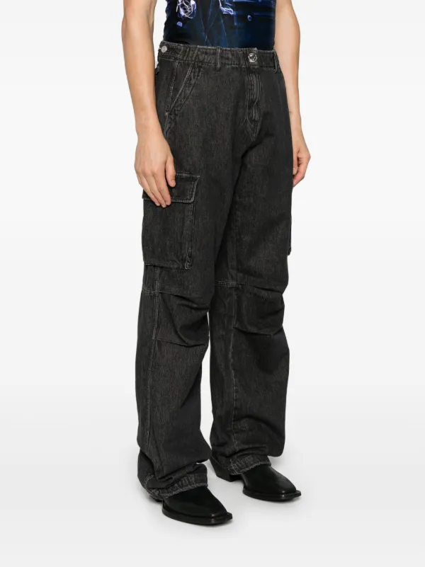 Coperni wide-leg Cargo Jeans | Black | FARFETCH