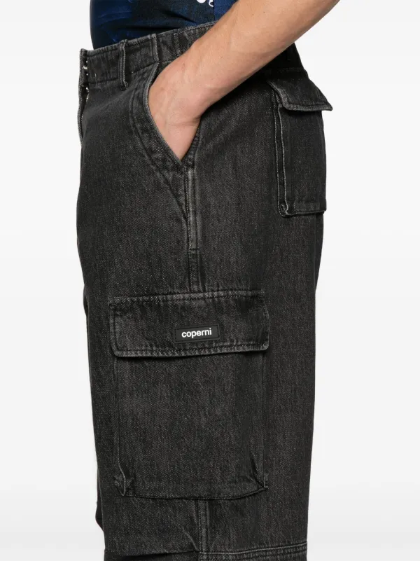 Coperni wide-leg Cargo Jeans | Black | FARFETCH