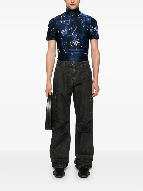 Coperni wide-leg Cargo Jeans | Black | FARFETCH