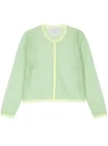 Martine Rose floral-jacquard cardigan - Green