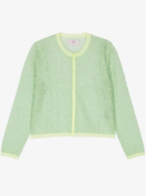 Martine Rose floral-jacquard cardigan