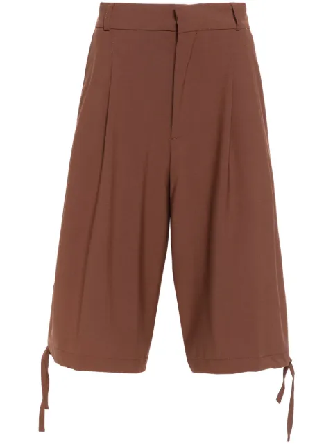 Bonsai pleat-detail shorts