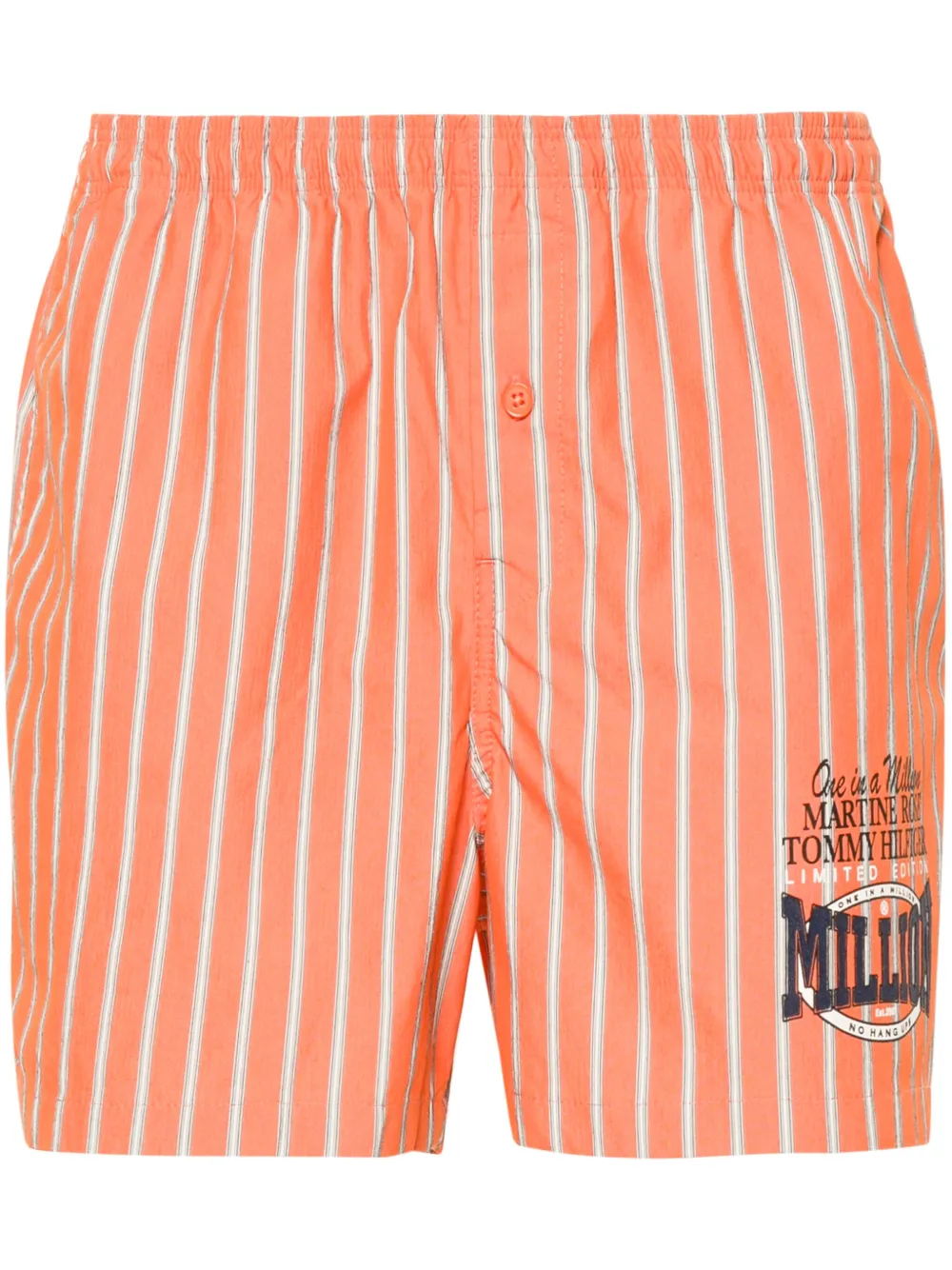 Martine Rose x Tommy Jeans gestreepte shorts Oranje