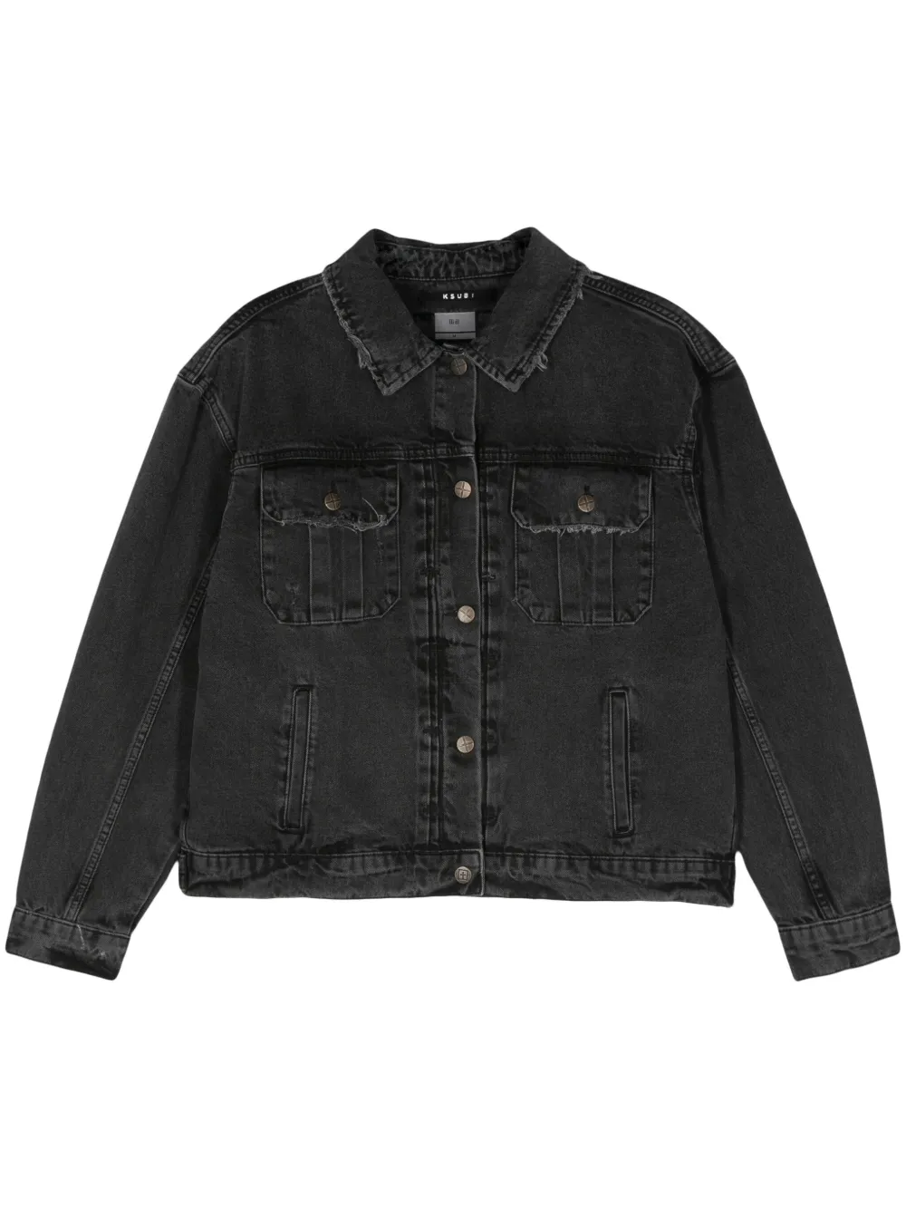 Ksubi Oversized 2.0 Fallen Denim Jacket Grey FARFETCH