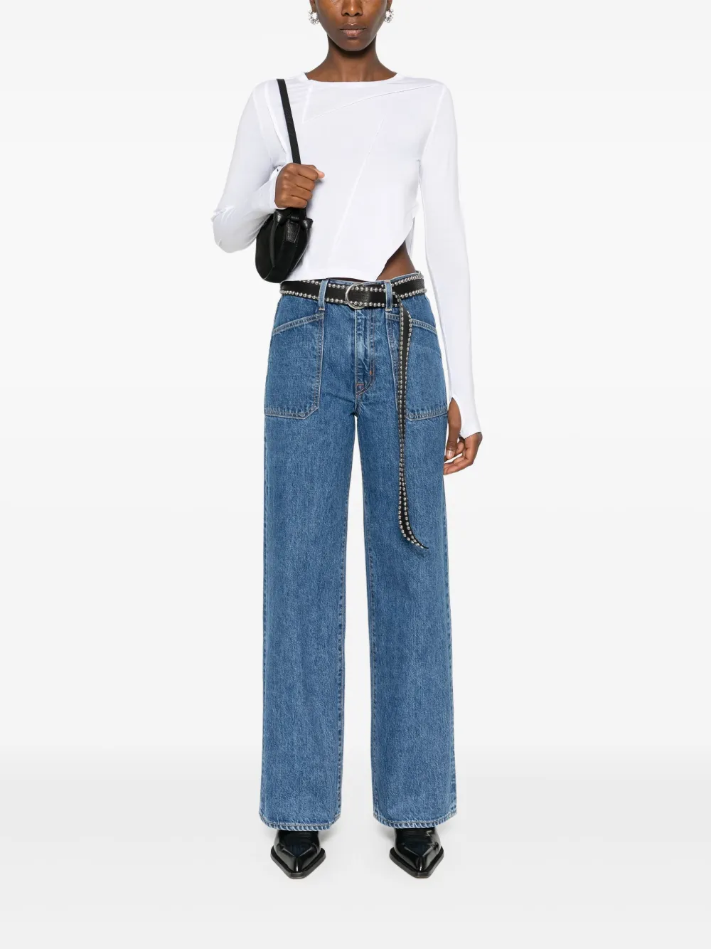 SLVRLAKE Grace straight-leg jeans - Blauw