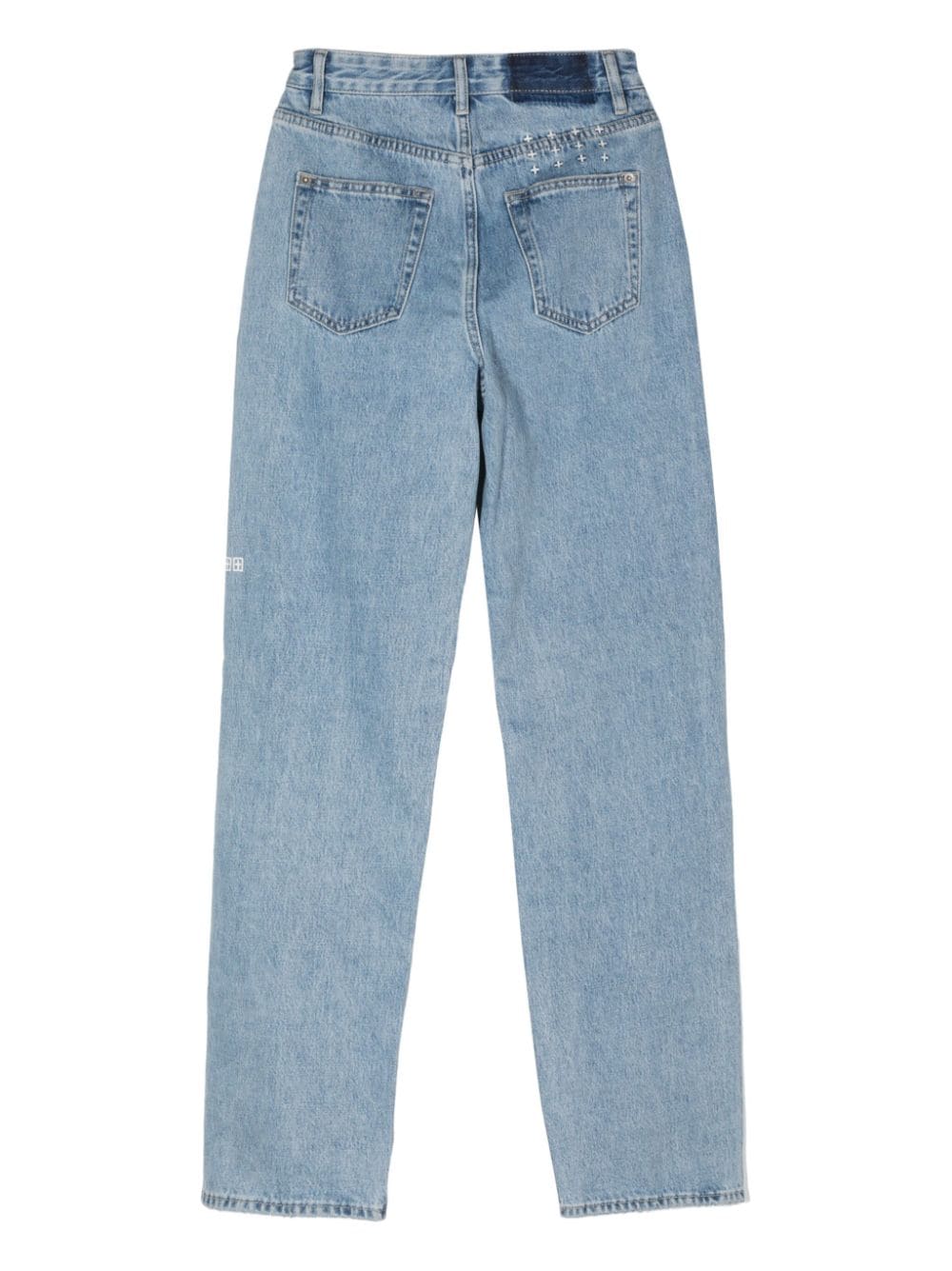 Shop Ksubi Playback Authentik Trashed Jeans In Blue