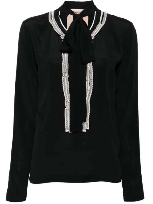 Blouse à col lavallière - Nº21 - Modalova