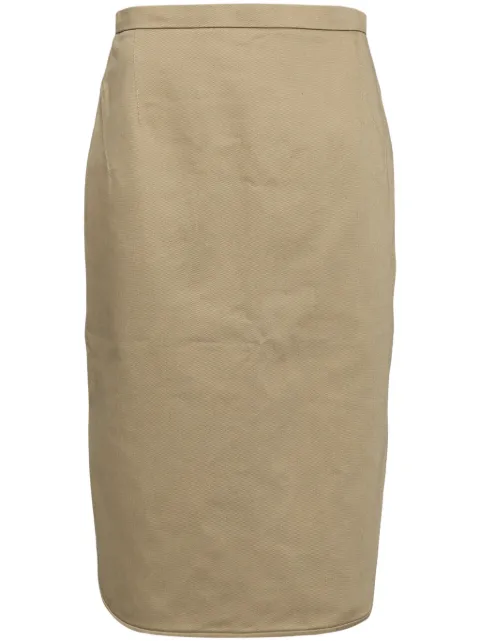 Nº21 stretch-cotton pencil skirt