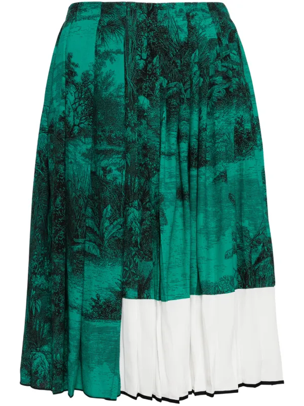 Green pleated skirt nz hotsell