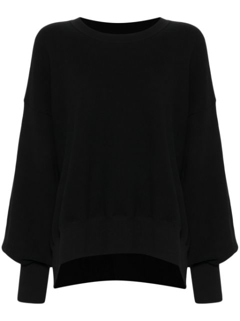 Yohji Yamamoto side-slit sweatshirt