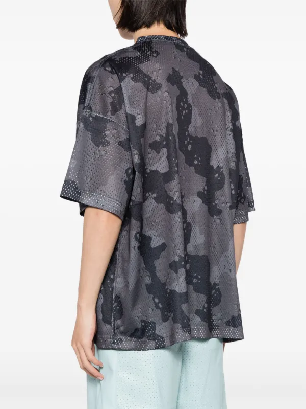 BREATH camouflage-print Mesh t-shirt | Black | FARFETCH IN