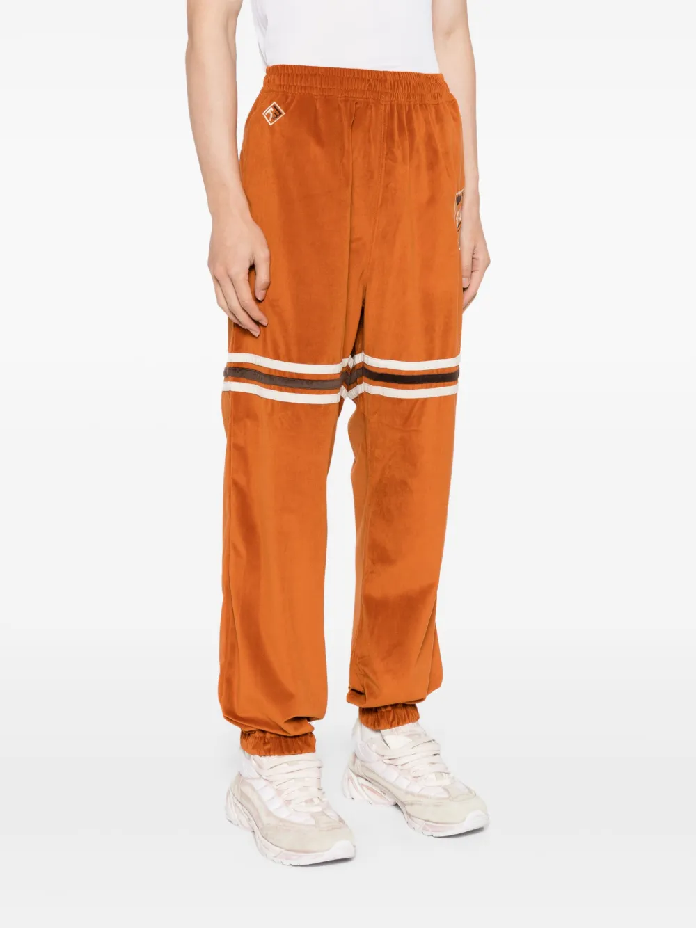 Shop Breath Velour Track Pants In Braun