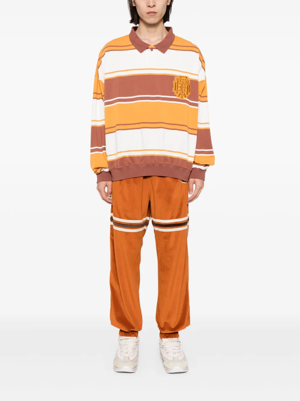 BREATH velour track pants - Bruin