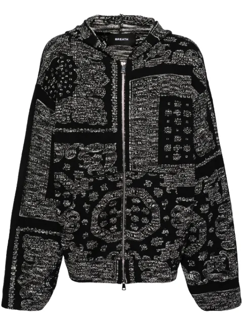 BREATH hoodie con cierre