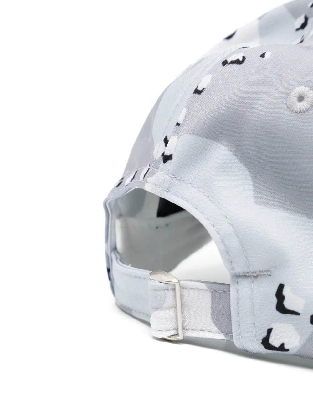 BREATH Pet met camouflageprint en logo-applicatie - Grijs