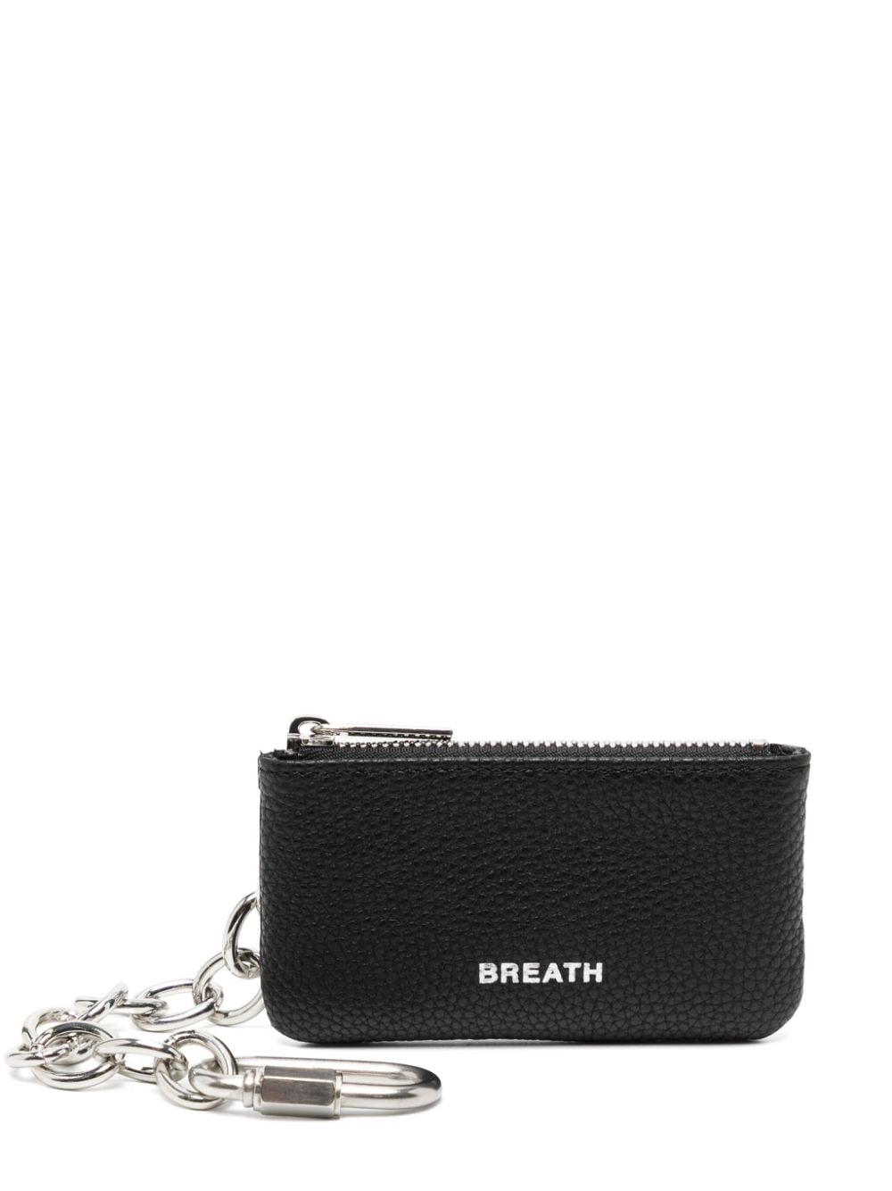 BREATH BREATH LOGO CHAIN COIN WALLET / BLK - Nero