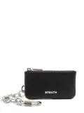 BREATH logo-print keyring wallet - Black