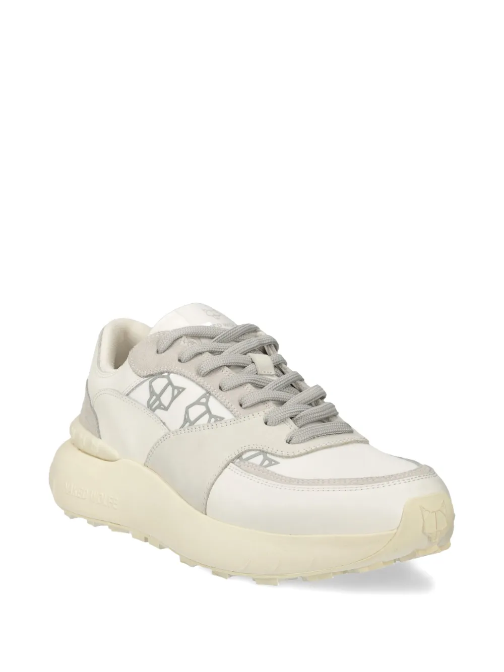 NAKED WOLFE Sneakers met chunky zool - Beige