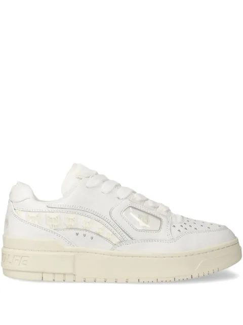 NAKED WOLFE tenis con detalles de perforaciones