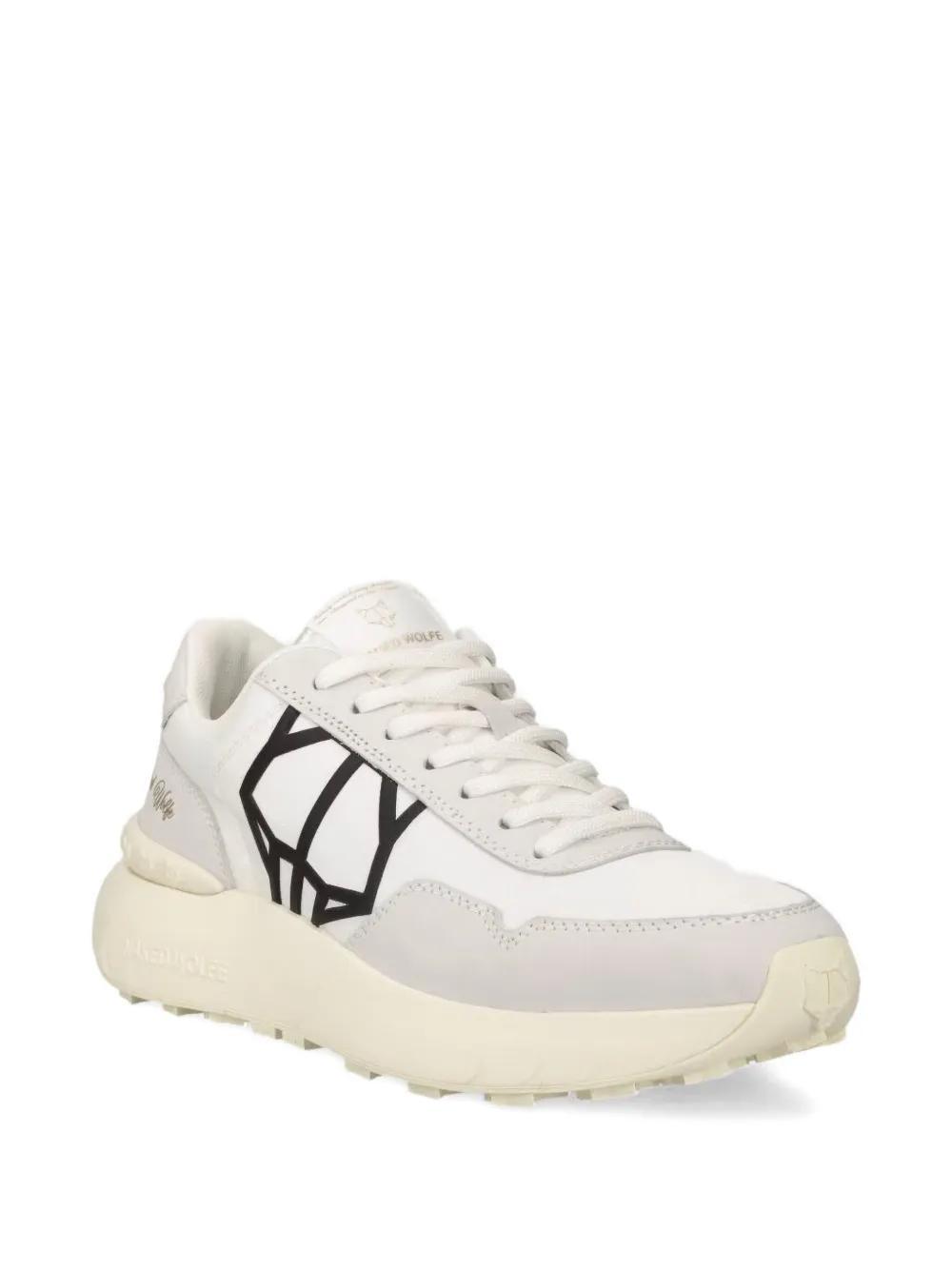 NAKED WOLFE leather sneakers White