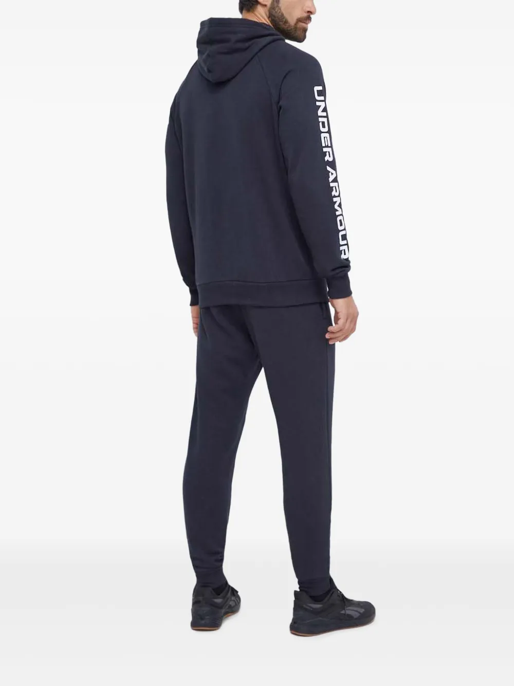 Under Armour Rival trainingspak met capuchon en logo Blauw