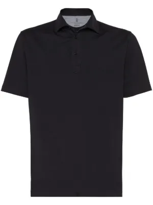 Givenchy logo-plaque Cotton Polo Shirt | Black | FARFETCH