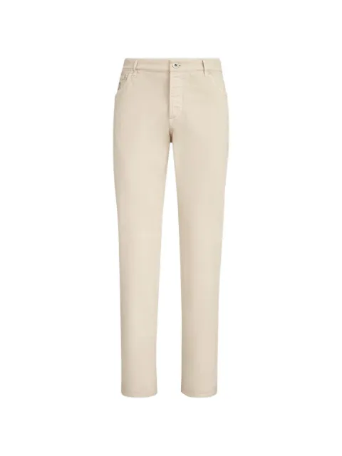 Brunello Cucinelli garment-dyed jeans in comfort cotton lightweight
