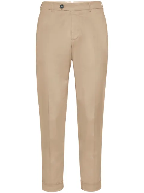 Brunello Cucinelli mid-rise tapered-leg trousers
