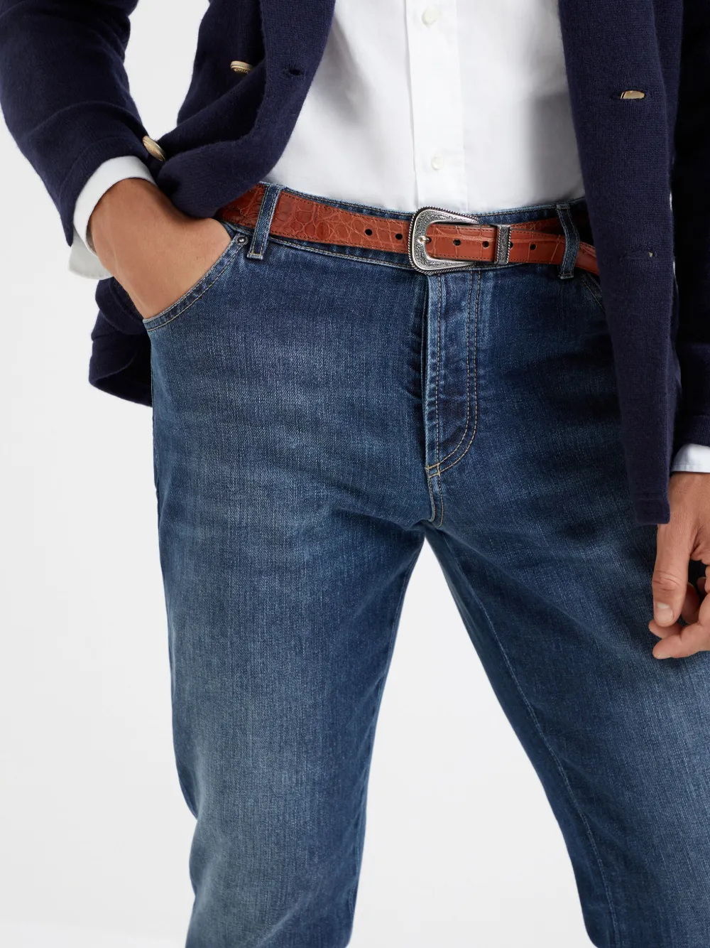 Brunello Cucinelli Skinny jeans Blauw