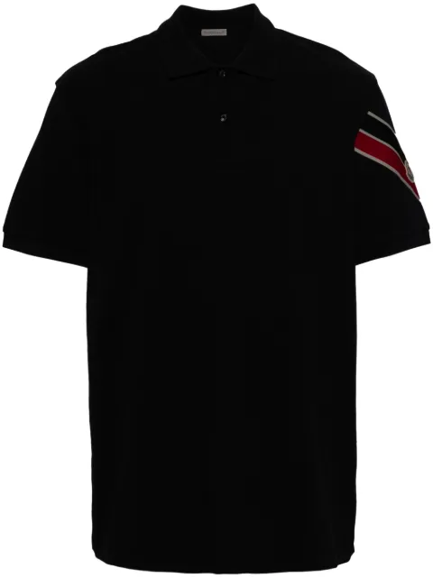 Moncler appliqué-logo piqué polo shirt