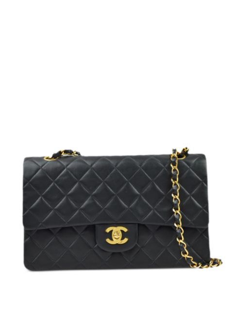 HOT SALE CHANEL 1995 medium Double Flap shoulder bag Women