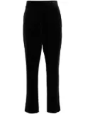 Louis Vuitton Pre-Owned 1990-2000s tapered velvet trousers - Black