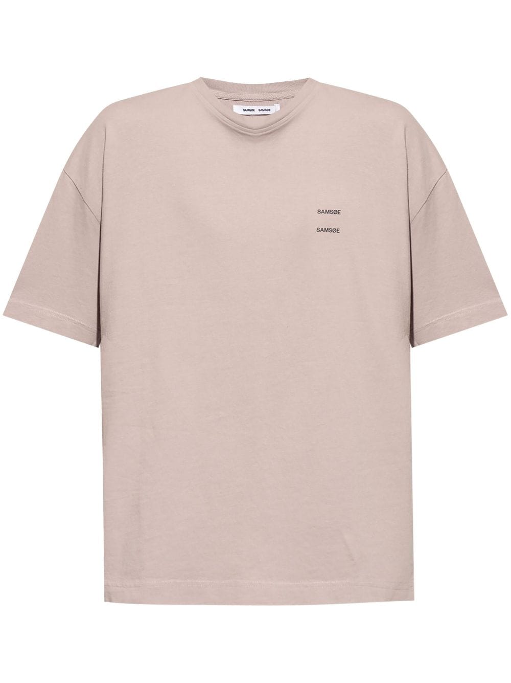 Samsoe & Samsoe Joel Organic Cotton T-shirt In Neutrals