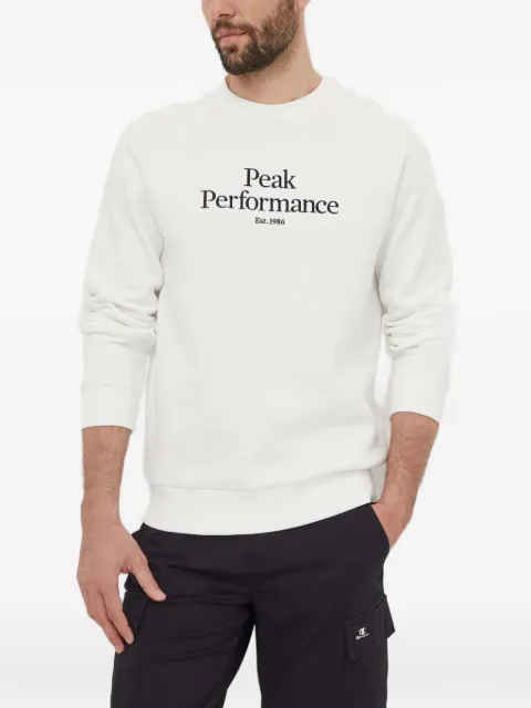 Peak Performance logo crew-neck sweatshirt