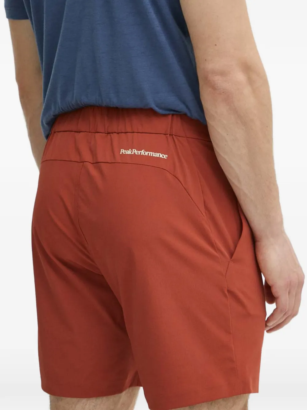  Peak Performance Belted Shorts - Orange 