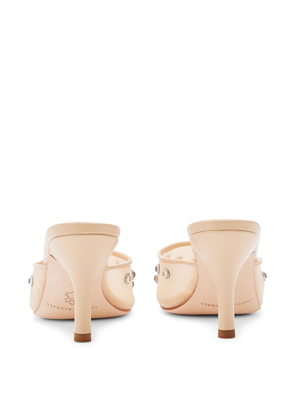 Loeffler Randall Paloma 76mm muiltjes Beige