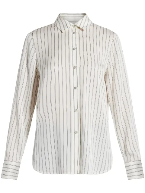 Vince striped slim-fit shirt
