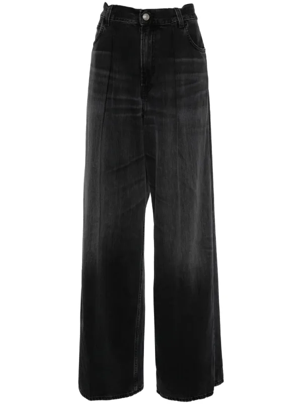 デニム・ジーパン HAIKURE CANDY WIDE-LEG JEANS IN DENIM Haikure Candy Wide Leg Jeans in Blue Tencel | FWRD