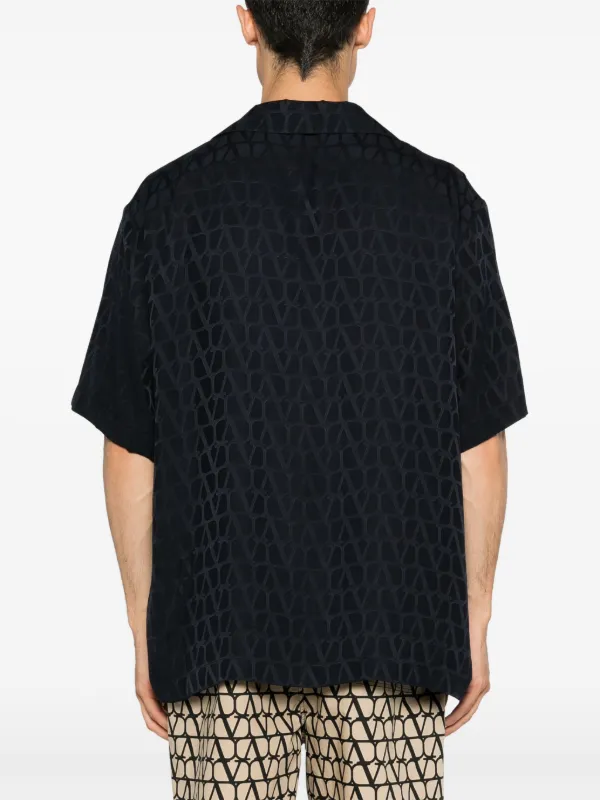 Valentino Garavani Toile Iconographe-pattern Silk Shirt