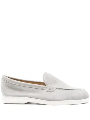 Edhen Milano Suede Loafers Blue FARFETCH NO