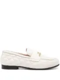 Love Moschino diamond-quilting loafers - White