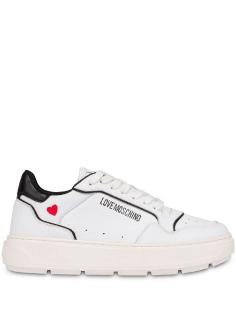 Love Moschino logo-print panelled sneakers Women