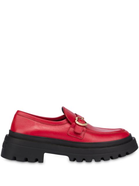 Love Moschino calfskin loafers Women