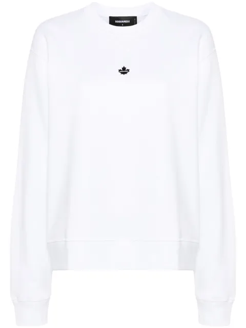 DSQUARED2 applique-logo cotton sweatshirt Women