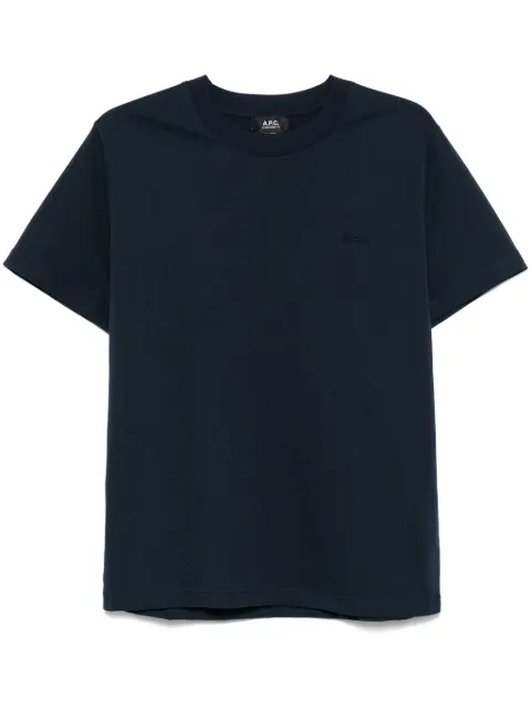 A.P.C. playera con logo bordado