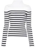 Jean Paul Gaultier Marinière striped jumper - White