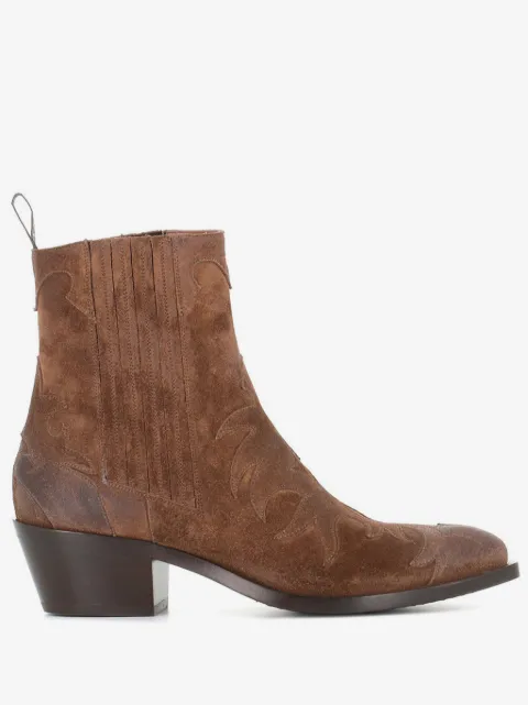 Sartore suede cowboy boots