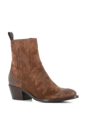 ブーツその他 Sartore Western Suede Boot Sartore スエード ウエスタンブーツ | ブラウン | FARFETCH JP