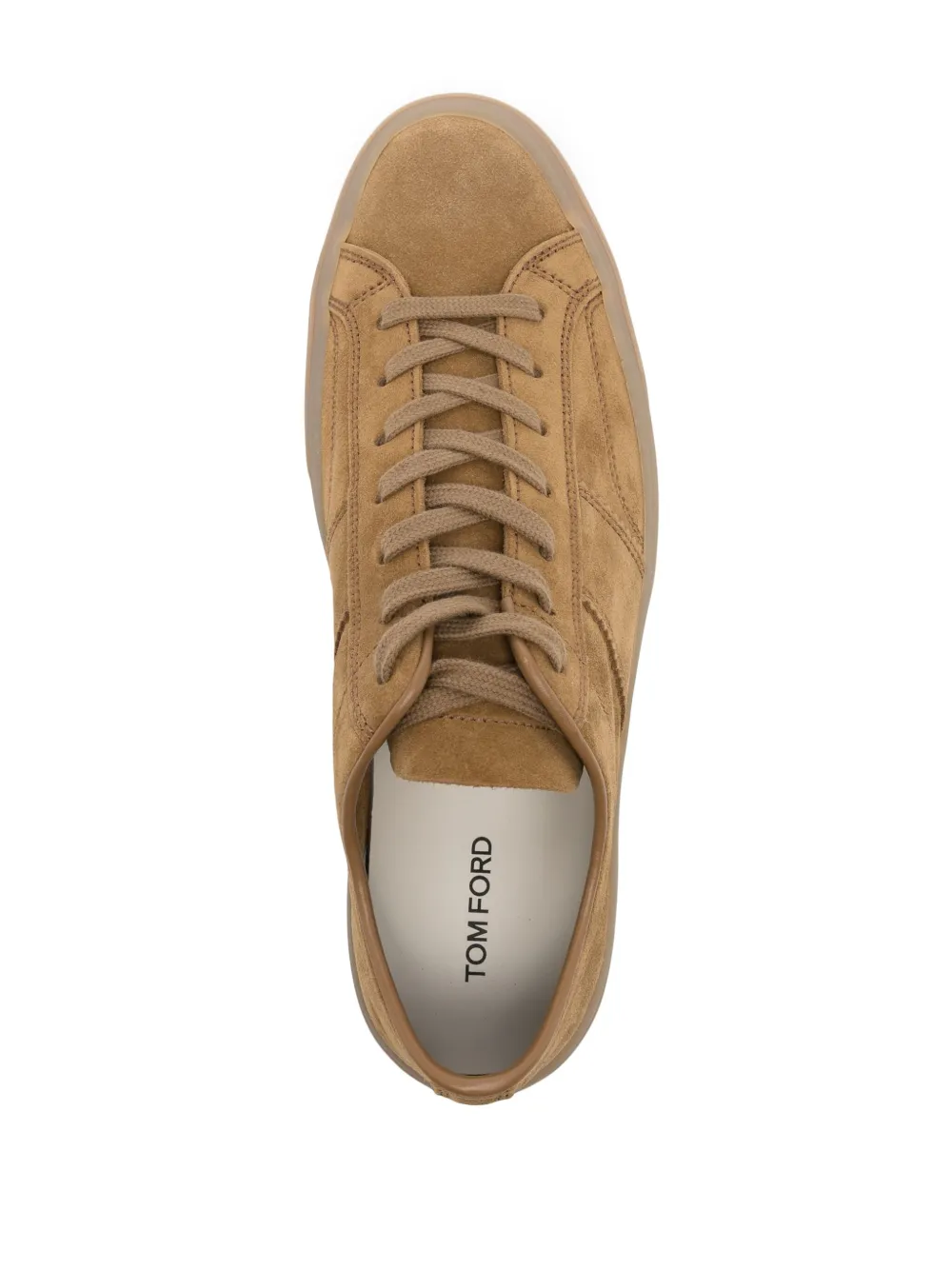 TOM FORD Cambridge Suede Sneakers Brown FARFETCH UK