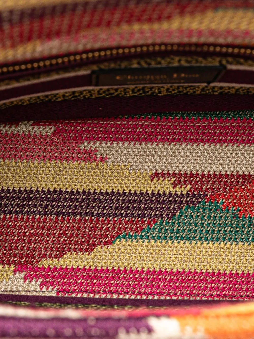 Pre-owned Dior 2020 Medium Canvas Lady D-lite Satchel In Multicolour